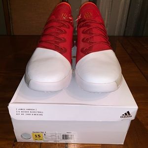 Adidas James Harden Vol. 1 Size 15 Red & White New